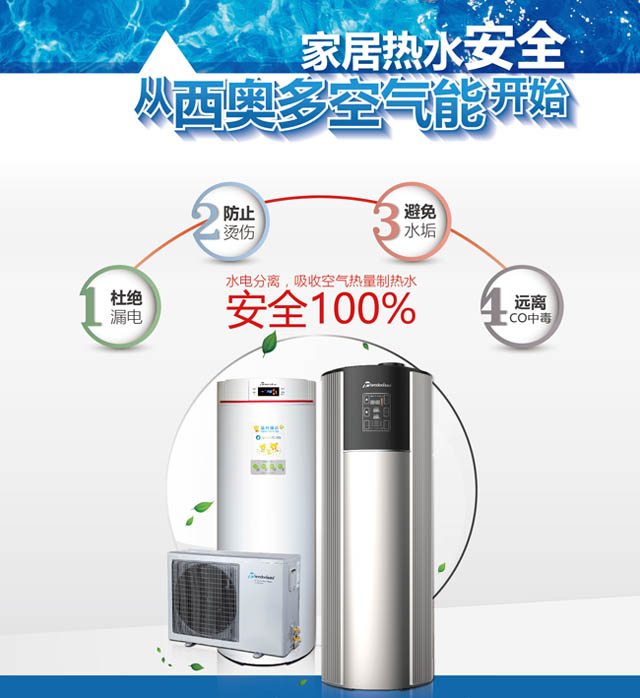 家居熱水安全，從西奧多空氣能開始